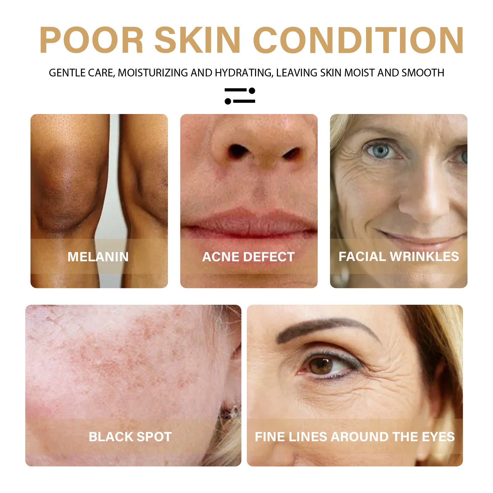 EELHOE Turmeric Dark Spot Correcting Serum Face Care Spot Moisturizing Nourishing Repairing Complexion Serum - Novair-product name