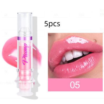 New Tube Lip Rich Lip Color Slightly Spicy Lip Honey Lip Glass Mirror Face Lip Mirror Liquid Lipstick - Novair-product name