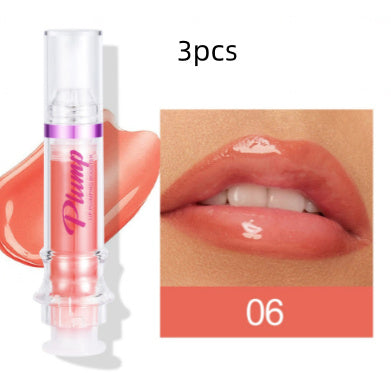 New Tube Lip Rich Lip Color Slightly Spicy Lip Honey Lip Glass Mirror Face Lip Mirror Liquid Lipstick - Novair-product name