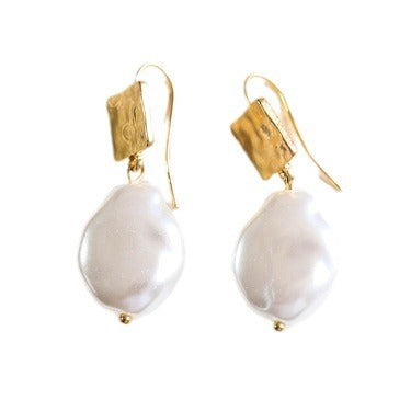 Fashion Simple Temperament Simulation Shaped Pearl Earrings - Novair-product name