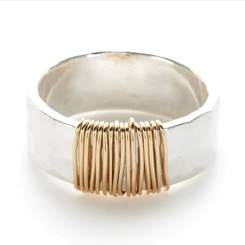 Geometric Simple Bracelet Wide Face Ring - Novair-product name
