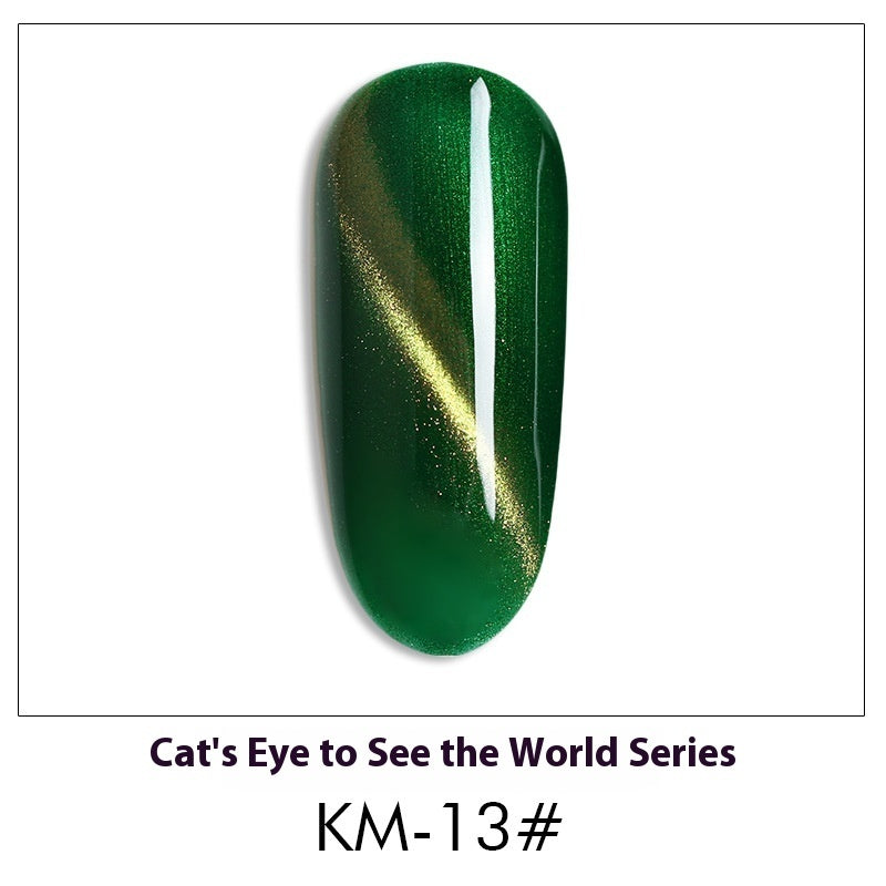 New 36 Colors Suit White Phototherapy Plastic Cat Eye Series Nail Polish Gel - Novair-product name