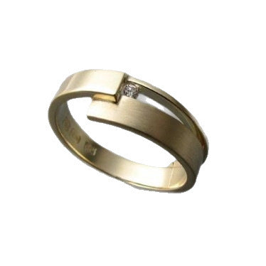 Gold Ring Female Wholesale Irregular Asymmetric - Novair-product name