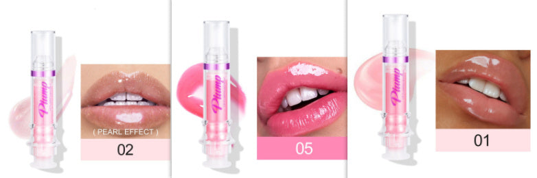 New Tube Lip Rich Lip Color Slightly Spicy Lip Honey Lip Glass Mirror Face Lip Mirror Liquid Lipstick - Novair-product name