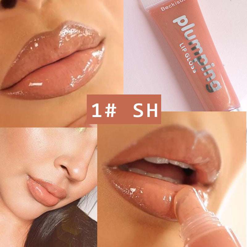 Wet Cherry Gloss Plumping Lip gloss Lip Plumper Makeup Big Lip Gloss Moisturizer Plump Volume Shiny Vitamin E Mineral Oil - Novair-product name