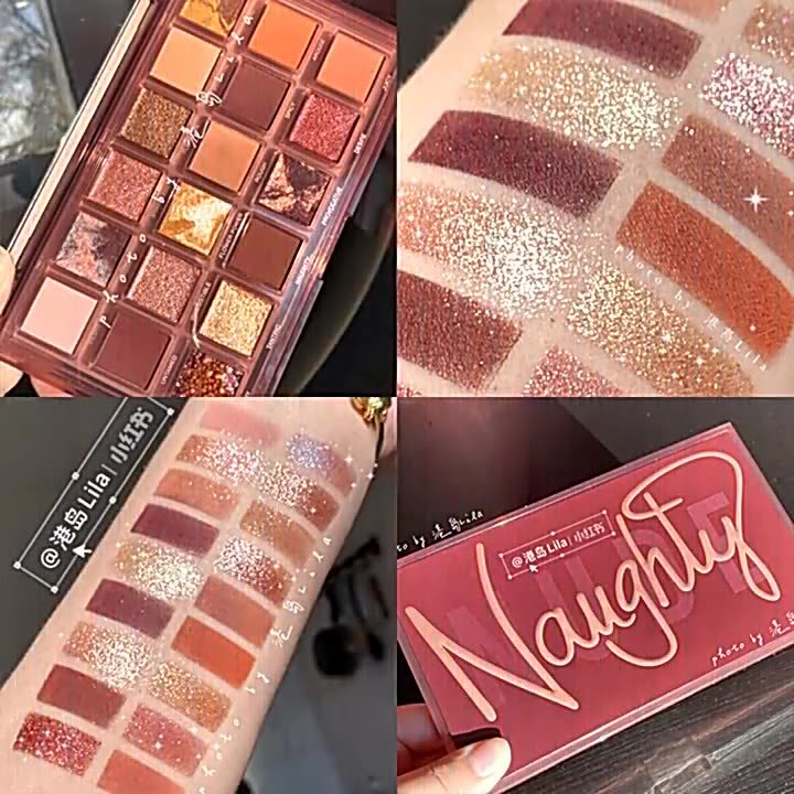 Makeup Palette 18 Color Eye Shadow Matte Bead Lazy Eye Shadow Palette - Novair-product name