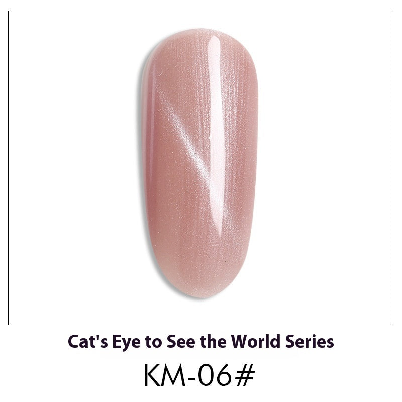 New 36 Colors Suit White Phototherapy Plastic Cat Eye Series Nail Polish Gel - Novair-product name