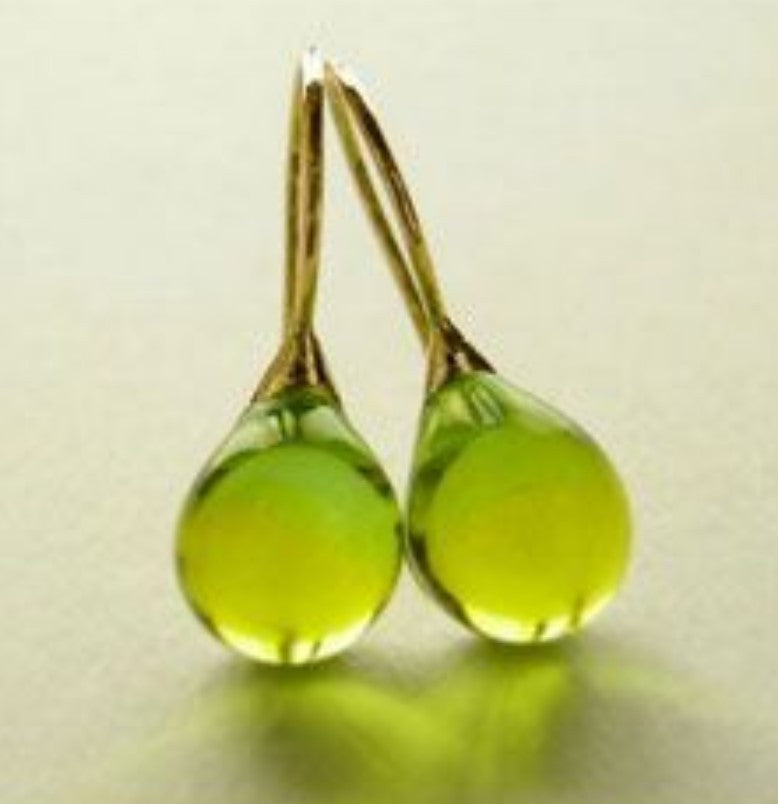 Nine-color Inlaid Cat's Eye Earrings - Novair-product name