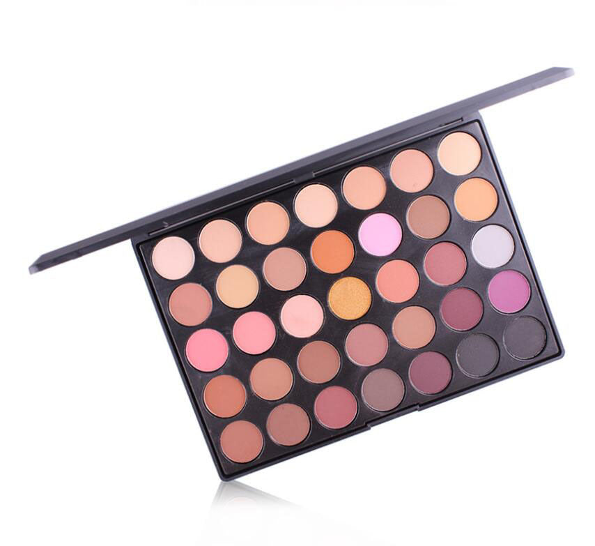 New 35 Colors of Shimmer Matte Shadow Eyeshadow Palette - The Palette B - Novair-product name