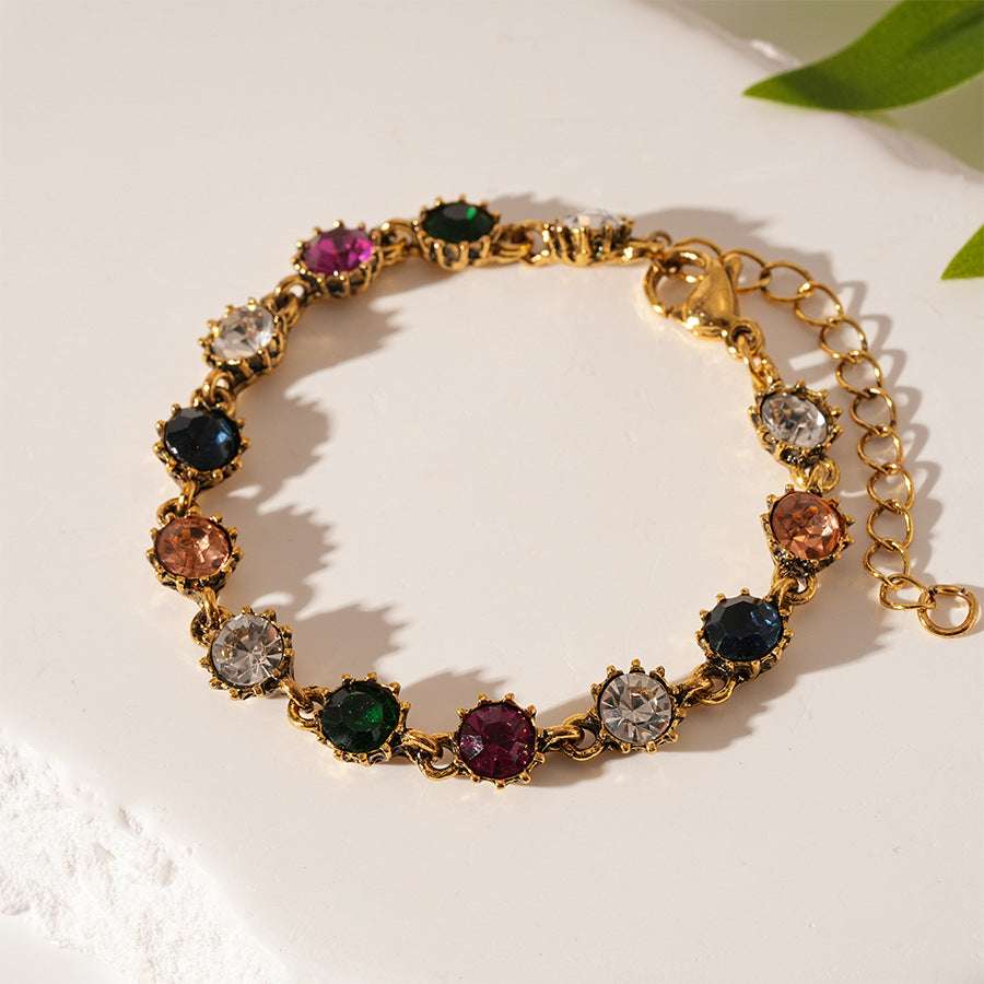 French Retro Colorful Elegant Jewelry For Women - Novair-product name