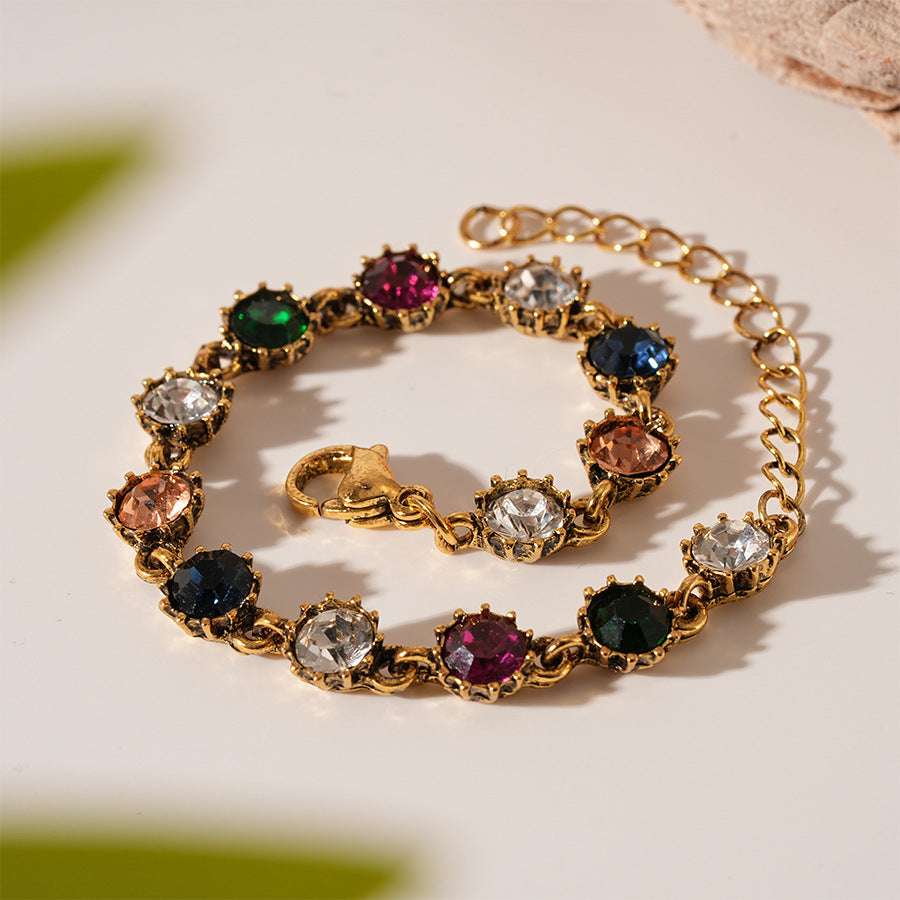 French Retro Colorful Elegant Jewelry For Women - Novair-product name