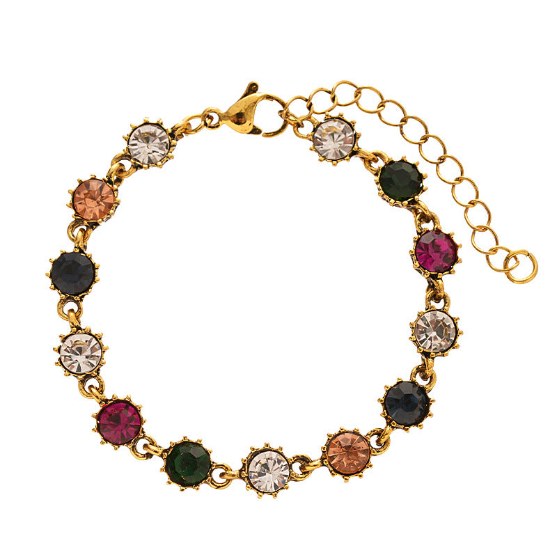 French Retro Colorful Elegant Jewelry For Women - Novair-product name