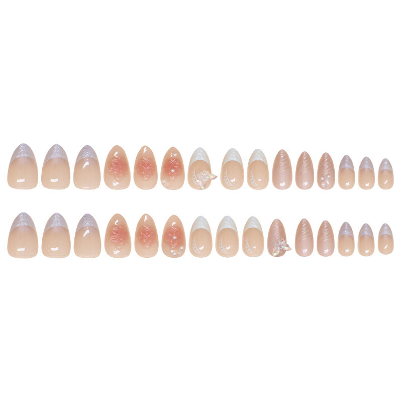 Nail Stickers Removable Nail Butterfly Fake Nails - Novair-product name