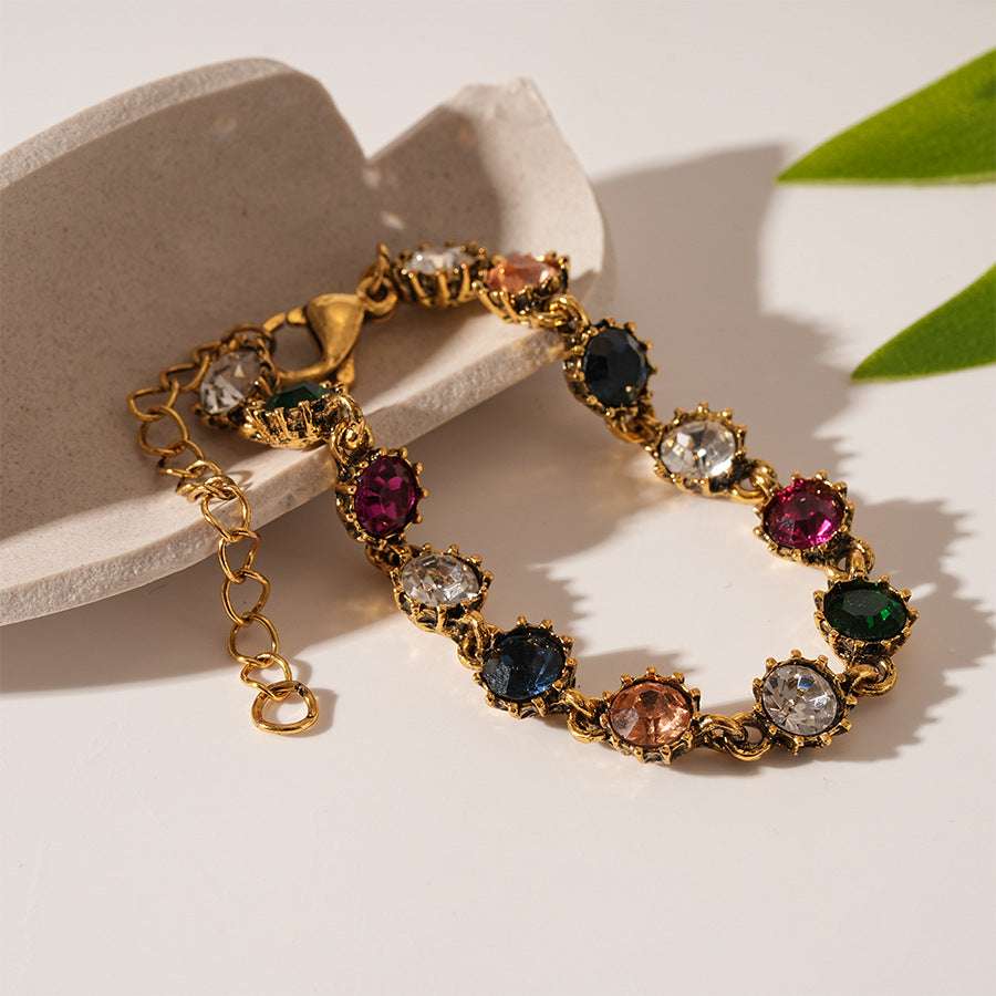 French Retro Colorful Elegant Jewelry For Women - Novair-product name