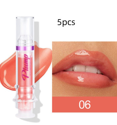 New Tube Lip Rich Lip Color Slightly Spicy Lip Honey Lip Glass Mirror Face Lip Mirror Liquid Lipstick - Novair-product name