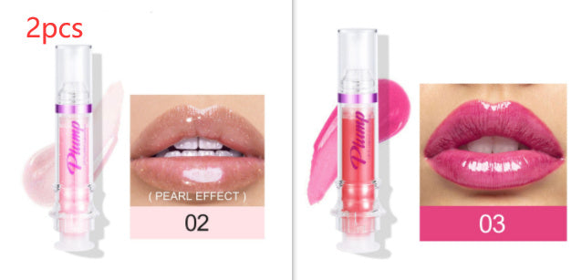 New Tube Lip Rich Lip Color Slightly Spicy Lip Honey Lip Glass Mirror Face Lip Mirror Liquid Lipstick - Novair-product name