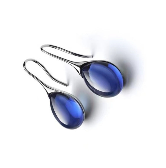 Nine-color Inlaid Cat's Eye Earrings - Novair-product name