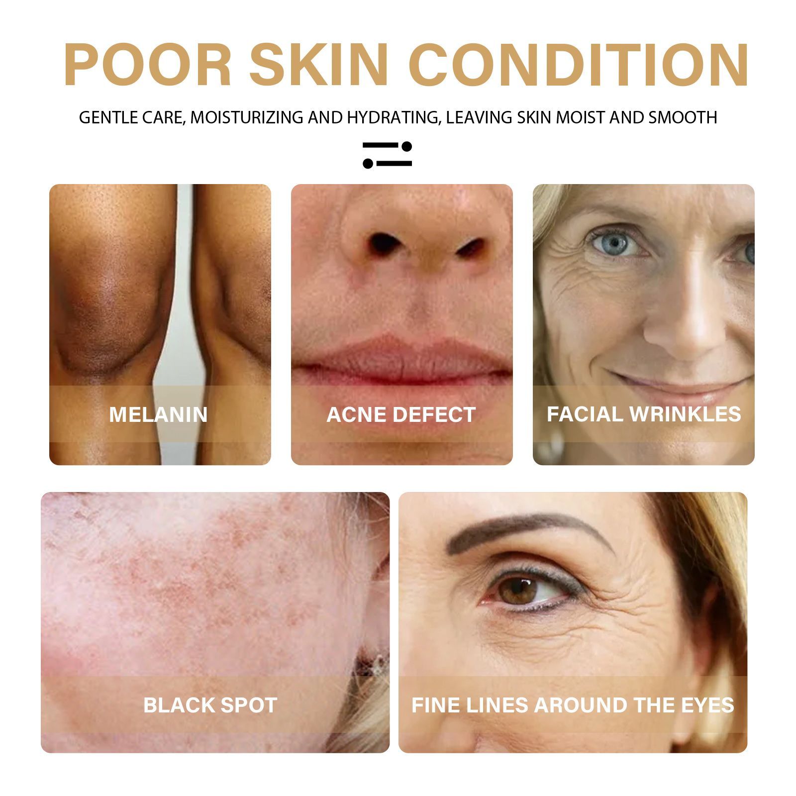 EELHOE Turmeric Dark Spot Correcting Serum Face Care Spot Moisturizing Nourishing Repairing Complexion Serum - Novair-product name