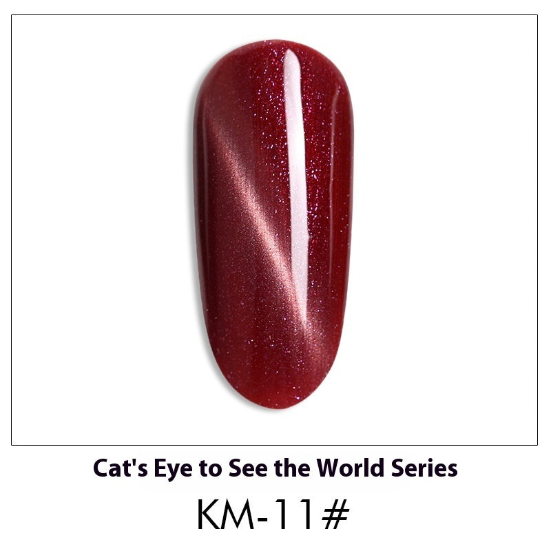 New 36 Colors Suit White Phototherapy Plastic Cat Eye Series Nail Polish Gel - Novair-product name