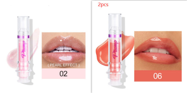 New Tube Lip Rich Lip Color Slightly Spicy Lip Honey Lip Glass Mirror Face Lip Mirror Liquid Lipstick - Novair-product name