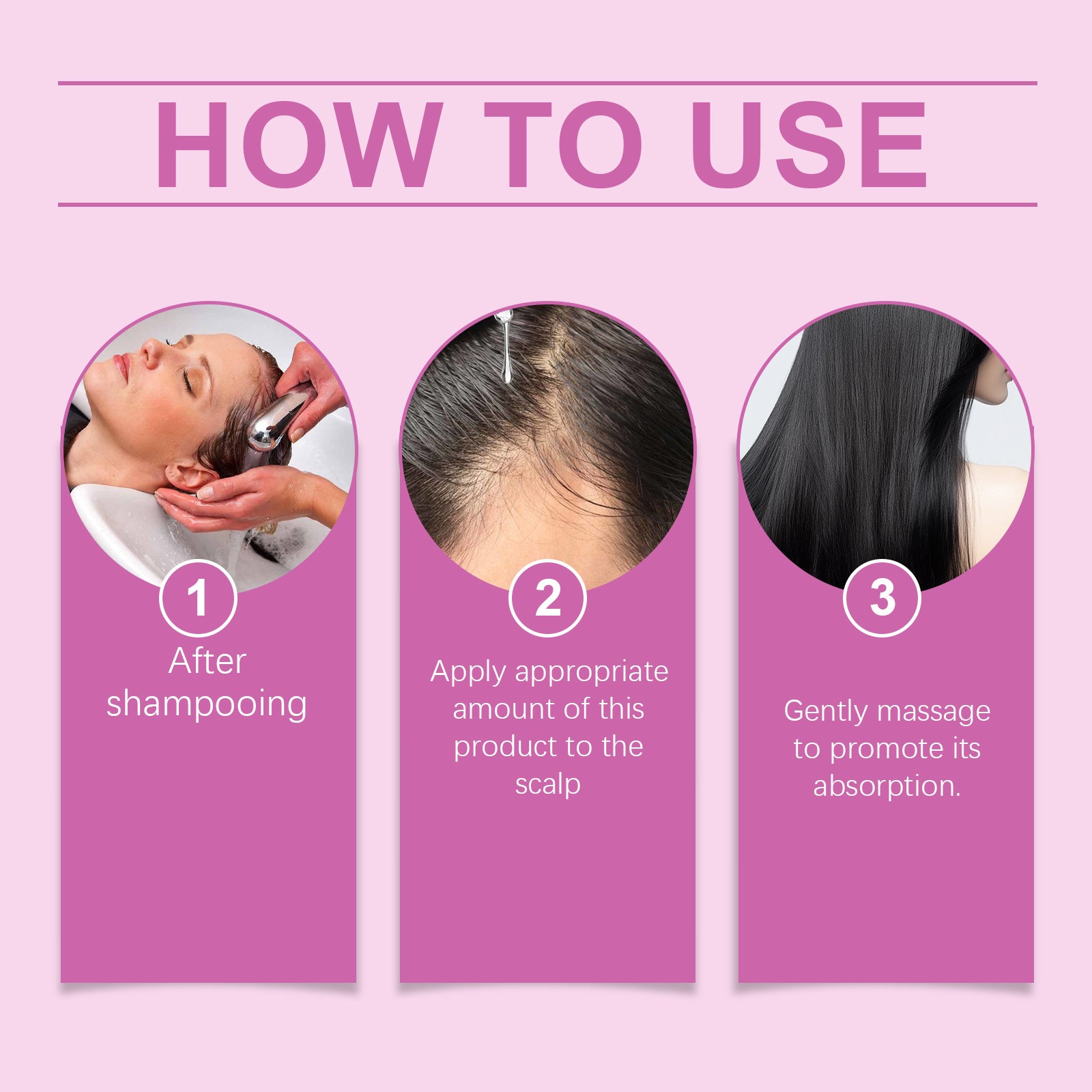 HOEGOA Scalp Treatment Oil Nourishes Hair, Moisturizes And Locks In Moisture, Improves Hair Texture, Reduces Oil Frizz - Novair-product name