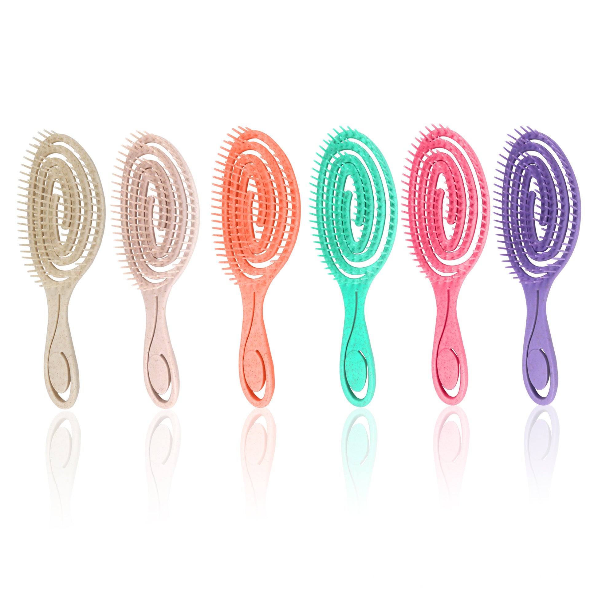 Oval Hollow Mosquito-repellent Incense Styling Hairdressing Comb