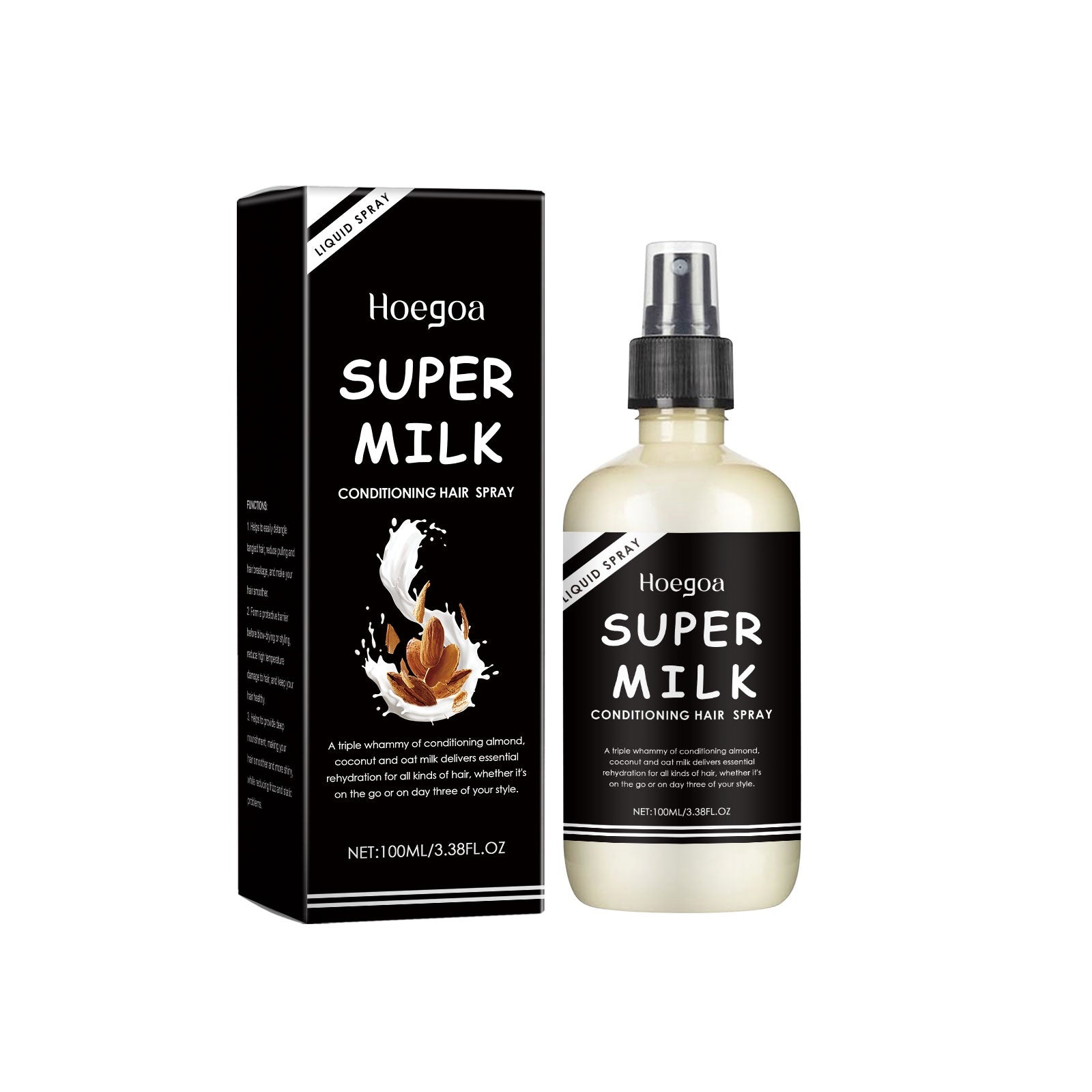 Hoegoa Leave-In Hair Mist Gently Moisturizes, Improves Frizz, Smooths Shine, And Refreshes And Fluffs Hair Mist - Novair-product name