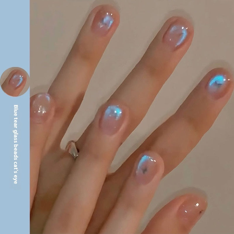 New Micro Glass Bead Crystal Cat's Eye Gel Nail Polish - Novair-product name