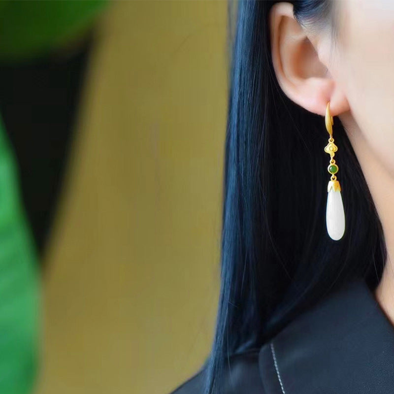 New Chinese Style Super Fairy Sweet Vintage Earrings - Novair-product name