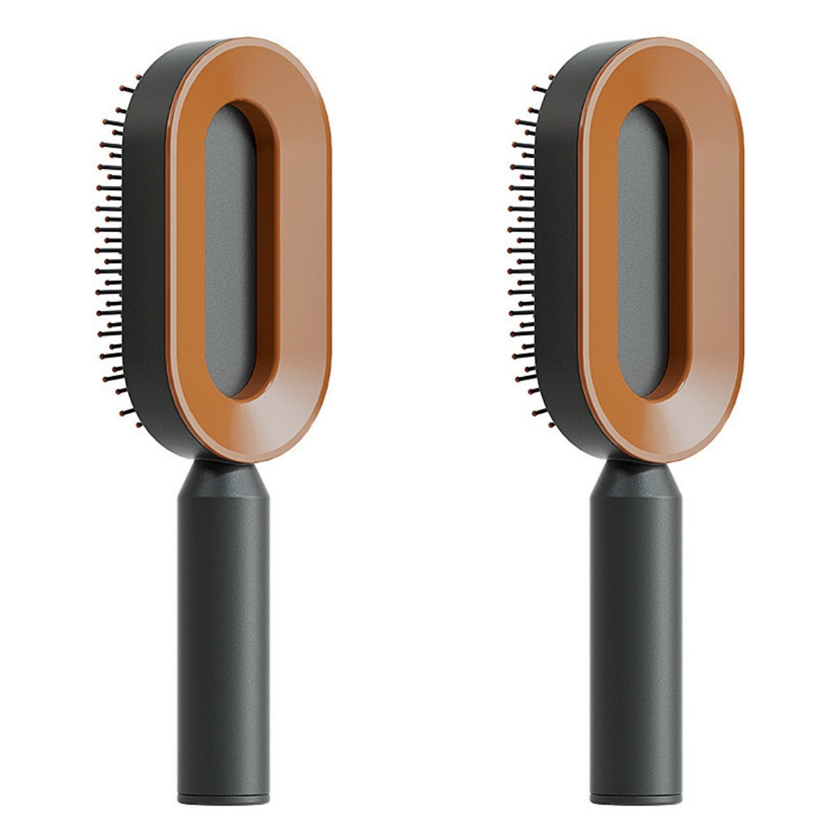 Self Cleaning Hair Brush For Women One-key Cleaning Hair Loss Airbag Massage Scalp Comb Anti-Static Hairbrush - Novair-product name