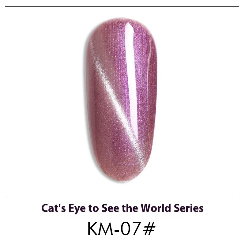 New 36 Colors Suit White Phototherapy Plastic Cat Eye Series Nail Polish Gel - Novair-product name
