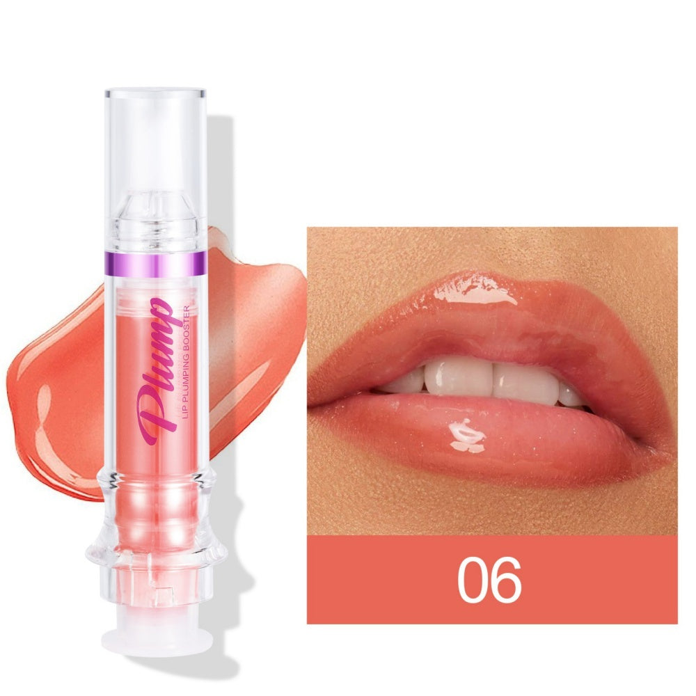 New Tube Lip Rich Lip Color Slightly Spicy Lip Honey Lip Glass Mirror Face Lip Mirror Liquid Lipstick - Novair-product name