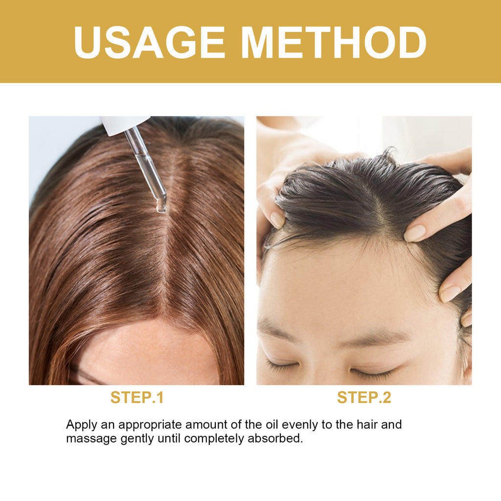 EELHOE Rosemary Hair Treatment Oil Scalp Cleansing Conditioning Volumizing Smoothing Repair Dry Frizzy Hair Conditioning Hair Treatment Oil - Novair-product name