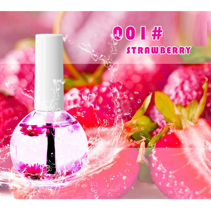 Nail Beauty Dried Flowers Nutrition Nail Treatment Oil Anti-agnail Nail Edge Moisturizing Nail Base Coat Natural Dried Flower Nutrient Solution - Novair-product name