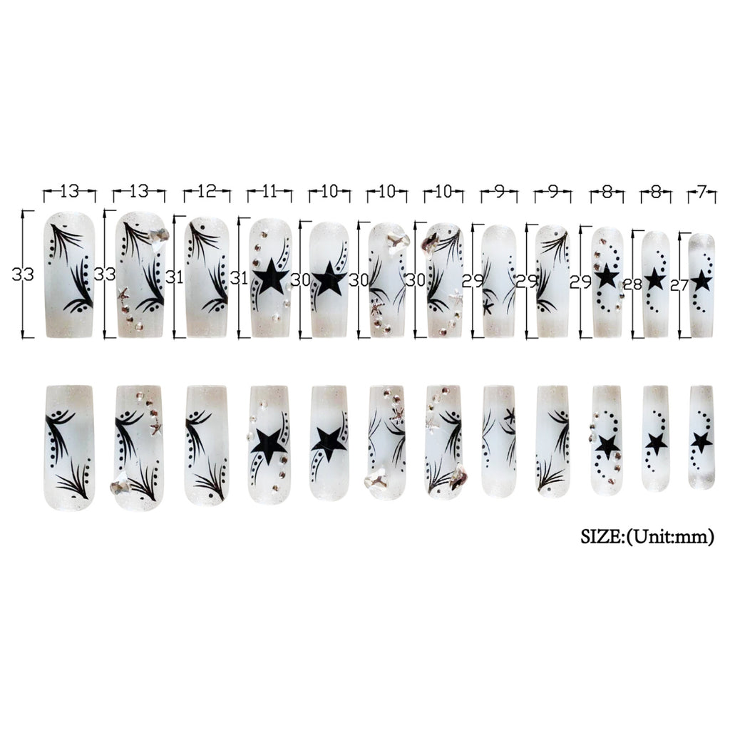 Women's Fashion Rhinestone Patch Nails - Novair-product name