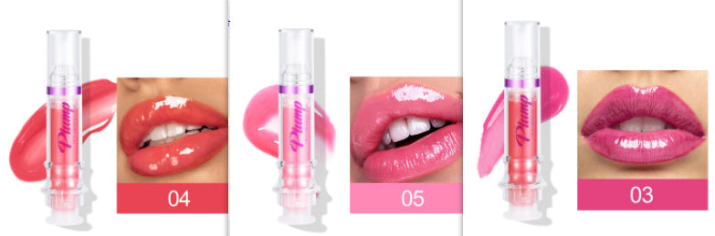 New Tube Lip Rich Lip Color Slightly Spicy Lip Honey Lip Glass Mirror Face Lip Mirror Liquid Lipstick - Novair-product name