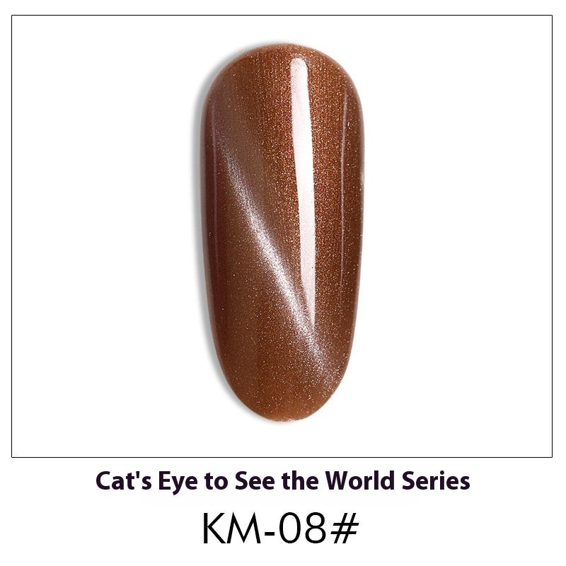 New 36 Colors Suit White Phototherapy Plastic Cat Eye Series Nail Polish Gel - Novair-product name