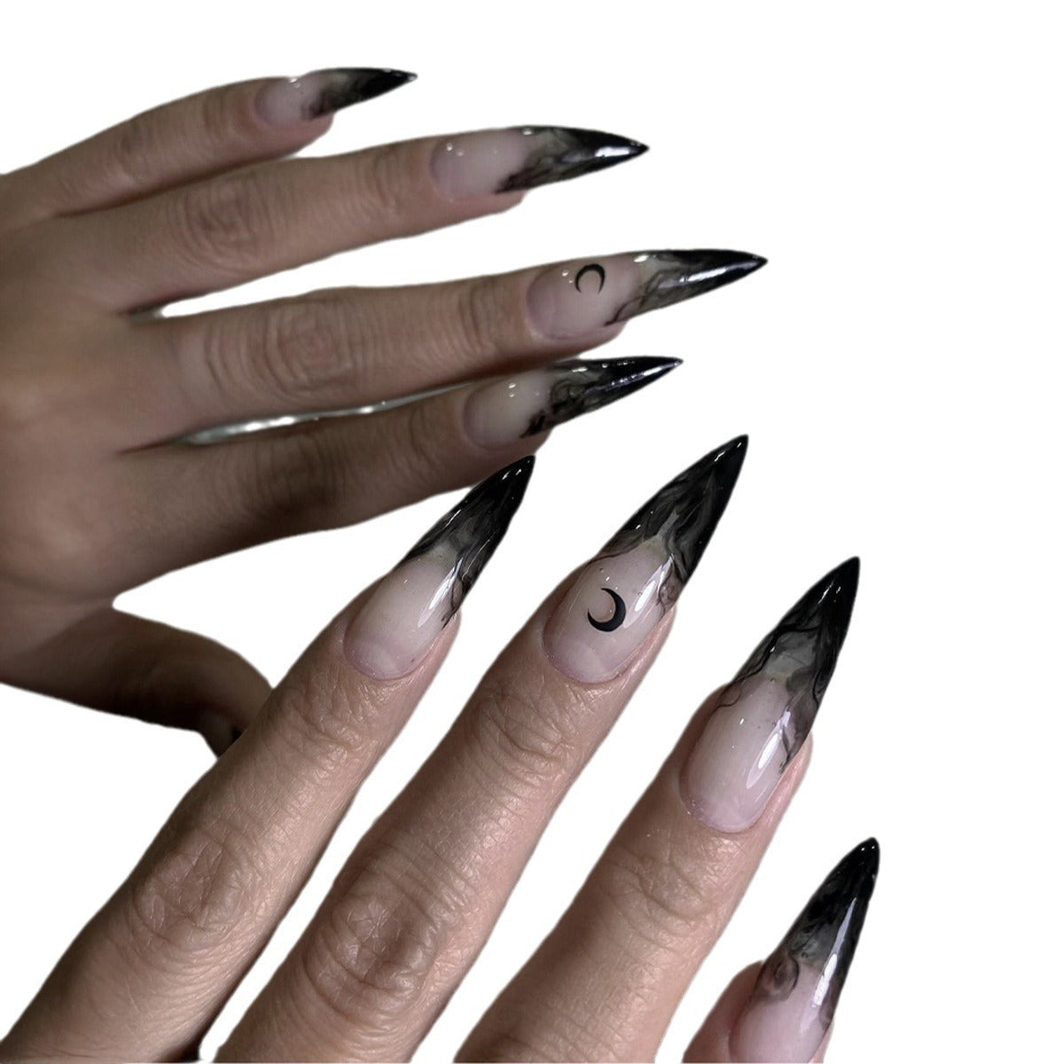Halloween Ghost Wind Fake Nails Nail Sticker - Novair-product name