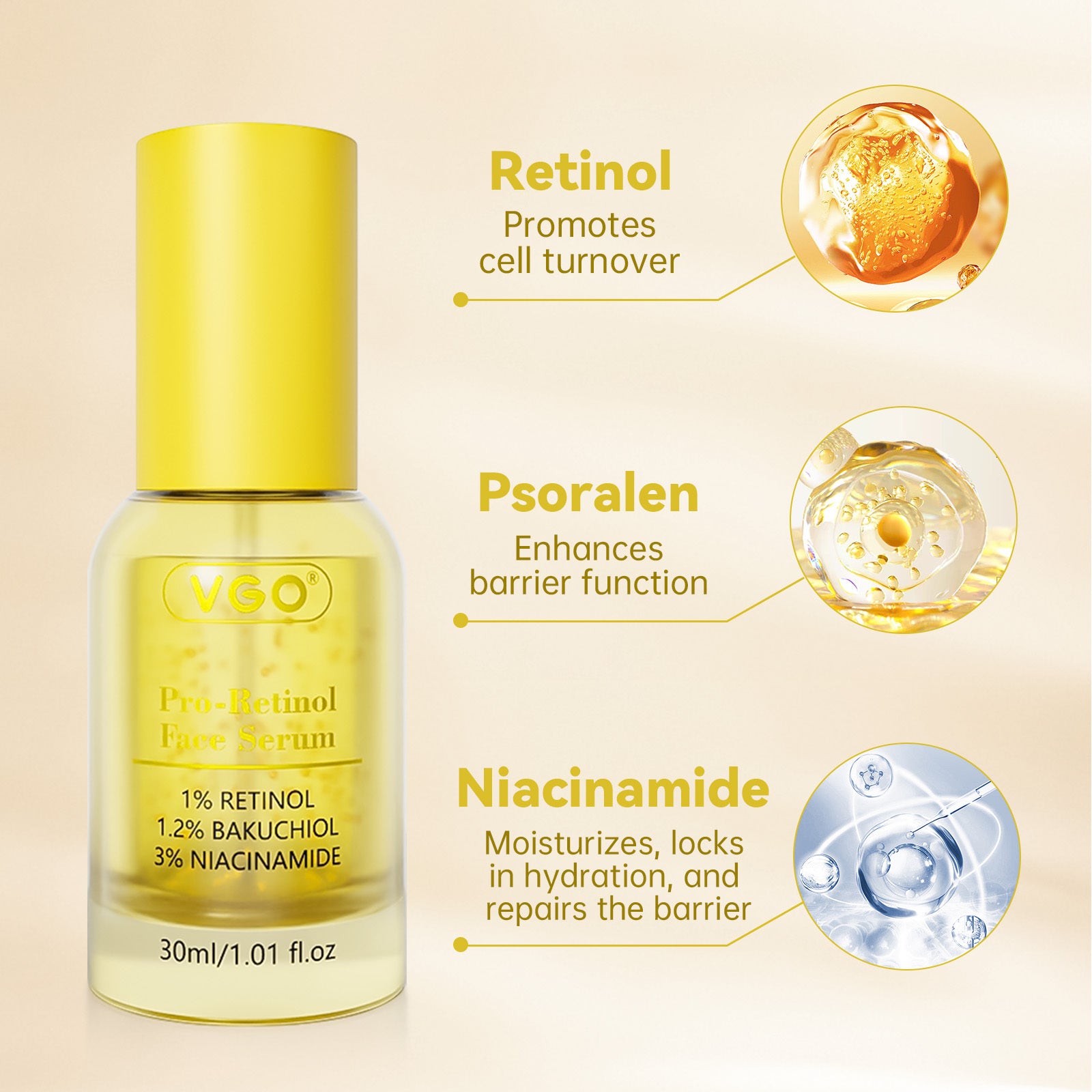 Pro-Retinol Face Serum - Novair-product name