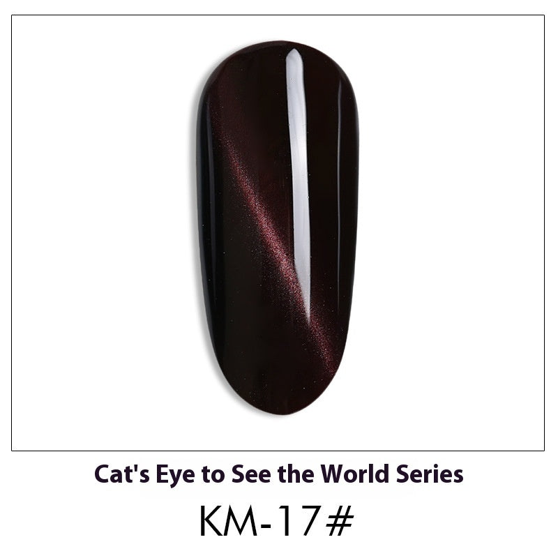 New 36 Colors Suit White Phototherapy Plastic Cat Eye Series Nail Polish Gel - Novair-product name