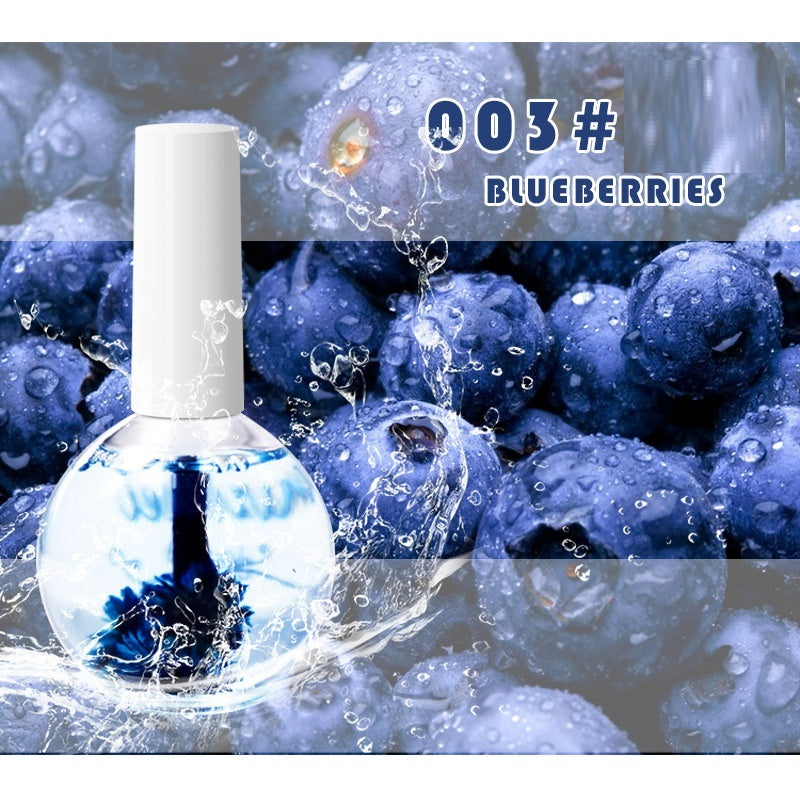 Nail Beauty Dried Flowers Nutrition Nail Treatment Oil Anti-agnail Nail Edge Moisturizing Nail Base Coat Natural Dried Flower Nutrient Solution - Novair-product name