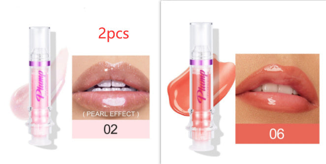 New Tube Lip Rich Lip Color Slightly Spicy Lip Honey Lip Glass Mirror Face Lip Mirror Liquid Lipstick - Novair-product name