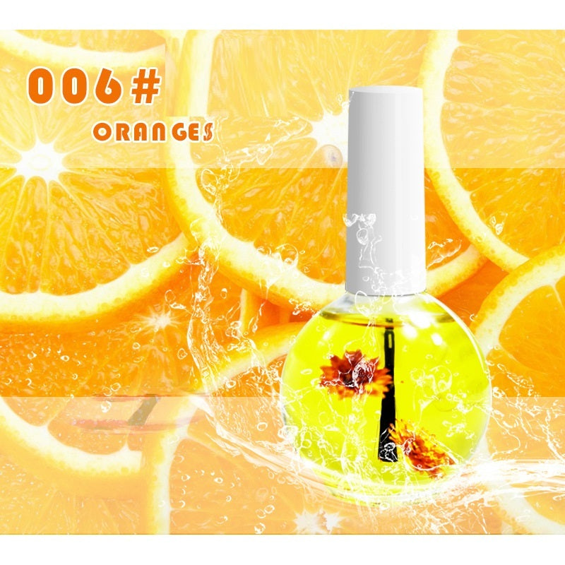 Nail Beauty Dried Flowers Nutrition Nail Treatment Oil Anti-agnail Nail Edge Moisturizing Nail Base Coat Natural Dried Flower Nutrient Solution - Novair-product name