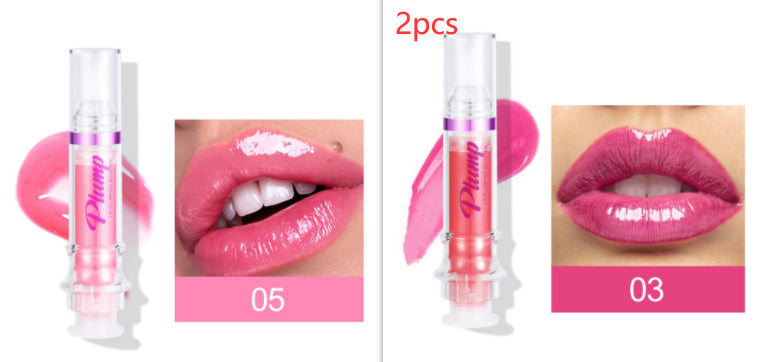 New Tube Lip Rich Lip Color Slightly Spicy Lip Honey Lip Glass Mirror Face Lip Mirror Liquid Lipstick - Novair-product name