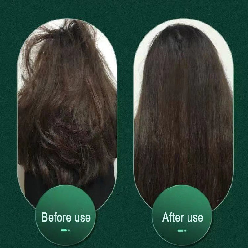 New 2 In 1 Hair Straightener Hot Comb Negative Ion Curling Tong Dual-purpose Electric Hair Brush - Novair-product name